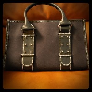 BURBERRY CANVAS HAND BAG